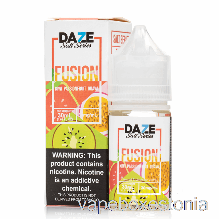 Vape Box Estonia Kiivi Passionfruit Guajaav - 7 Daze Soola - 30ml 30mg